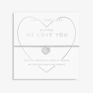 Bracelet extensible We Love You Silver 15,5 cm C678 Joma Jewellery