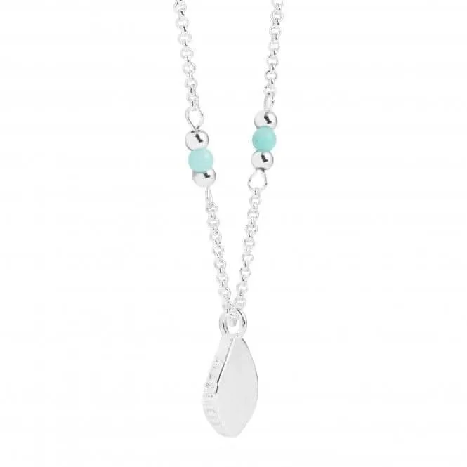 Collier Wellness Gems en Amazonite Argentée 45cm   Prolongateur 5cm 4229 Joma Jewellery