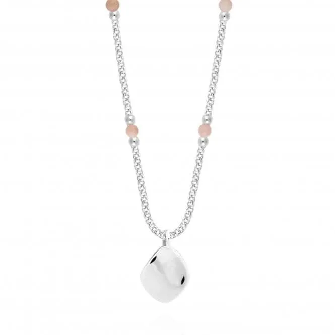 Collier Wellness Gems en Pierre de Soleil Argenté 45cm   Prolongateur 5cm 4226 Joma Jewellery