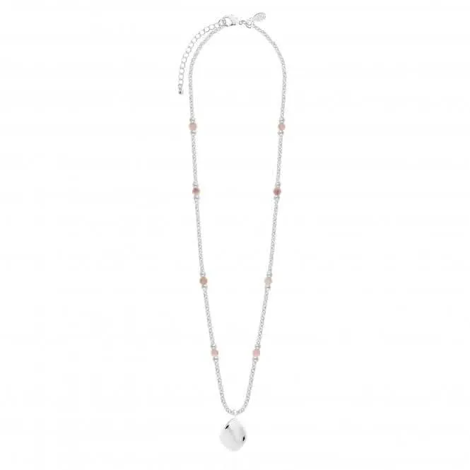 Collier Wellness Gems en Pierre de Soleil Argenté 45cm   Prolongateur 5cm 4226 Joma Jewellery