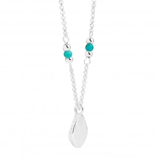 Collier Wellness Gems en Turquoise Argenté 45cm   Extendeur 5cm 4230 Joma Jewellery