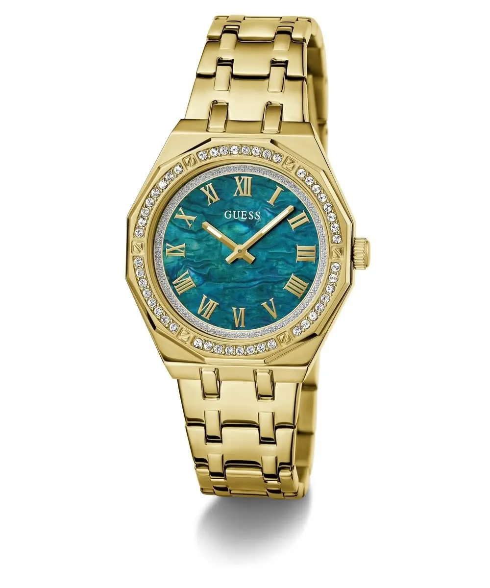 Montre Femme Or Vert Désir GW0770L2