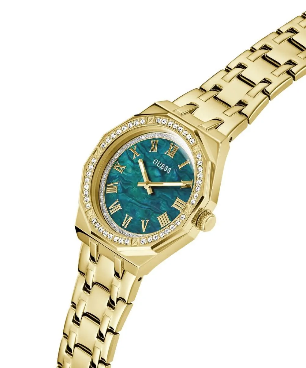 Montre Femme Or Vert Désir GW0770L2