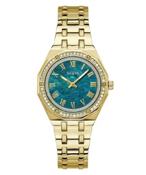 Montre Femme Or Vert Désir GW0770L2