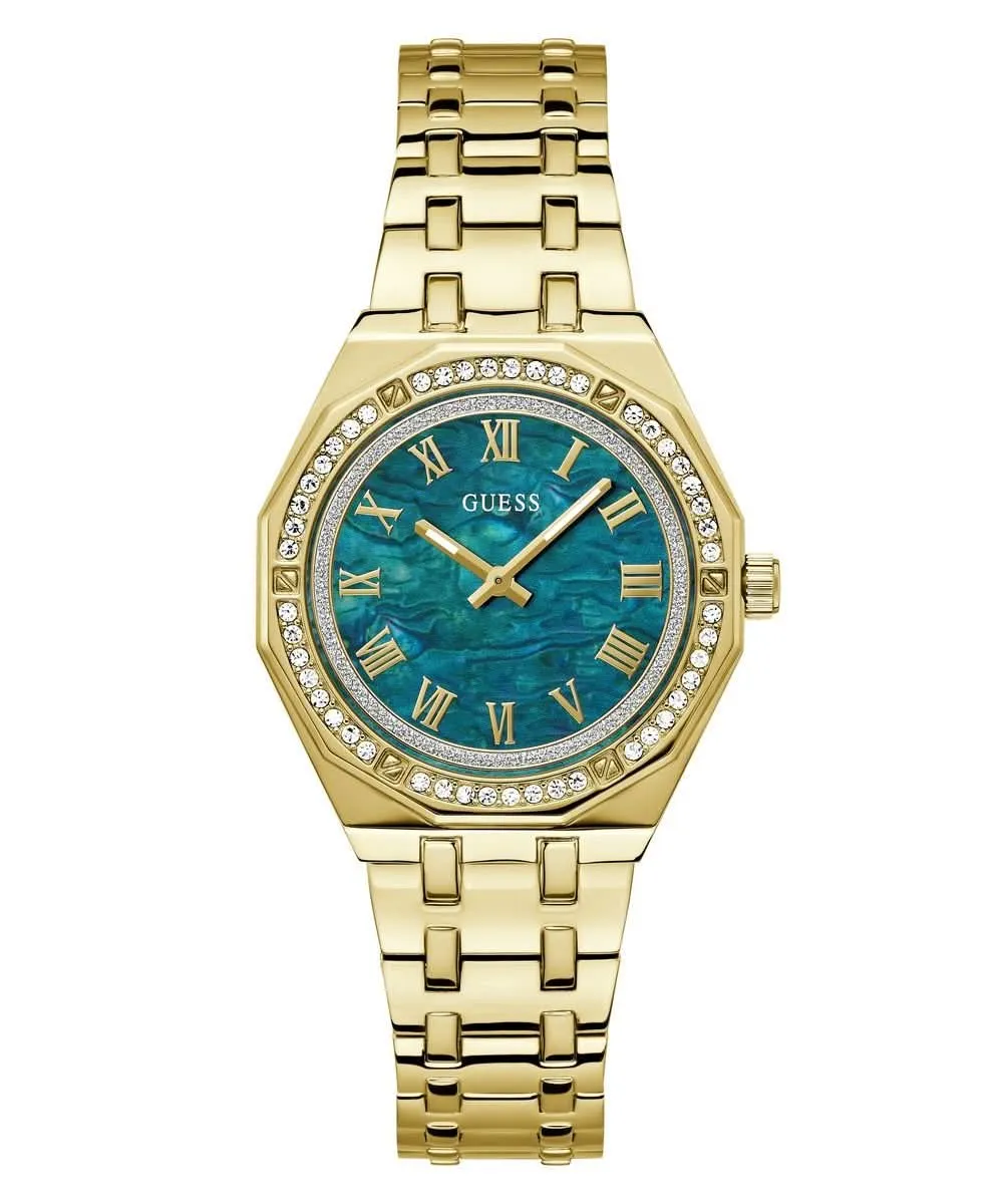 Montre Femme Or Vert Désir GW0770L2