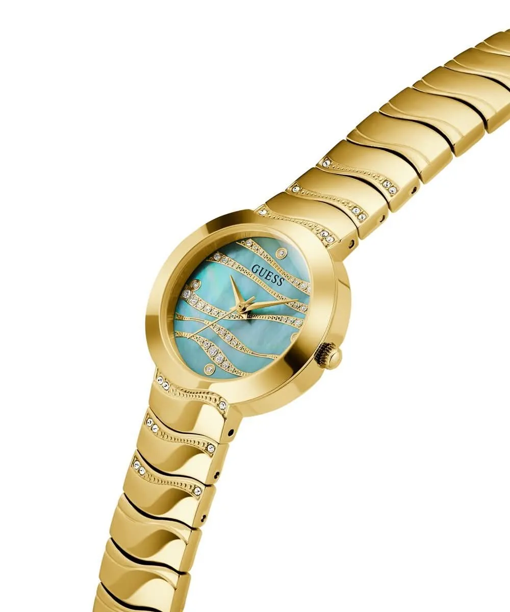 Montre Laguna Femme Or Vert GW0871L2