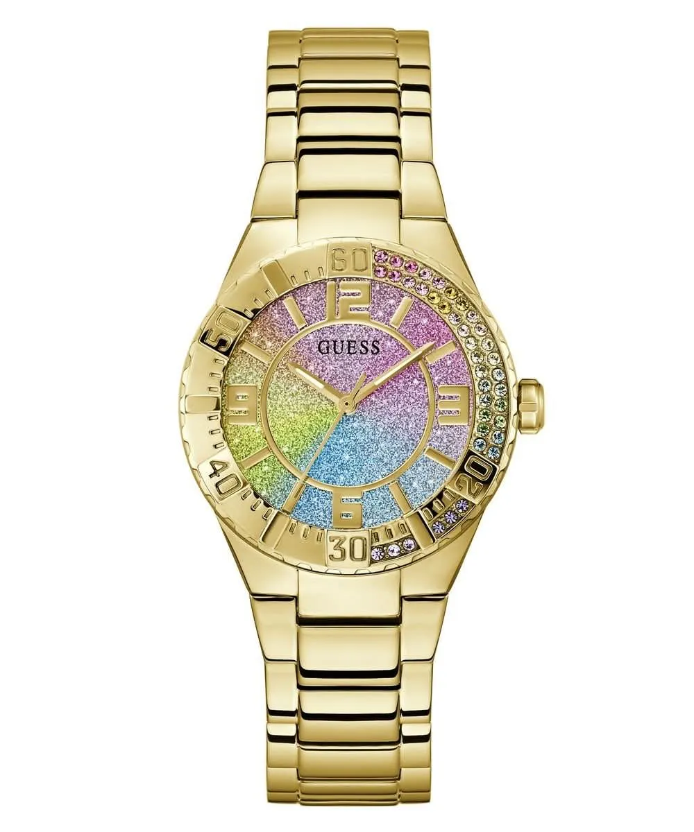 Montre Femme Sangria Arc-en-Ciel Doré GW0882L2