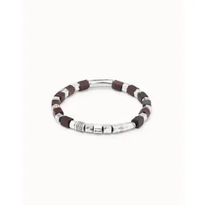 Bracelet en Bois Argenté Unode50 Bijoux et Accessoires