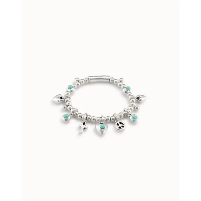 Bracelet en Pierre Naturelle Métal Turquoise Unode50 Bijoux et Accessoires