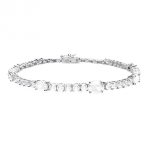 Bracelet en pierres rondes et ovales en zircone B5329 Diamonfire Jewellery